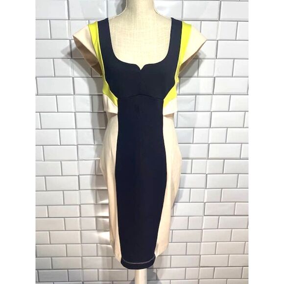 French Connection Monroe Colorblock Dress - Picture 2 of 6